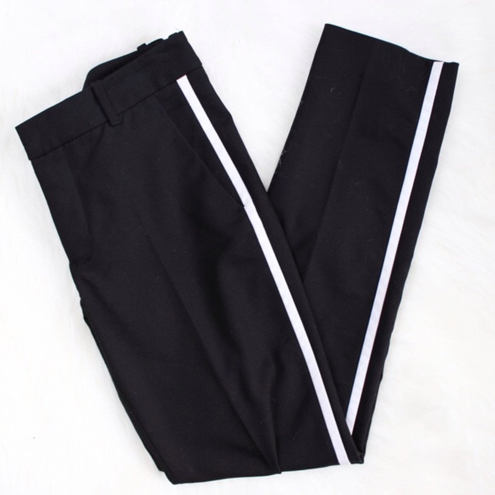 Zara Black Side Stripe Trouser Joggers